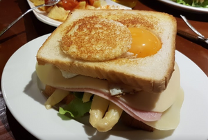 Sandwich super con huevo