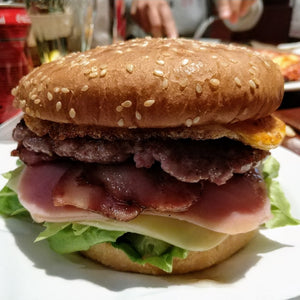 Hamburguesa con huevo
